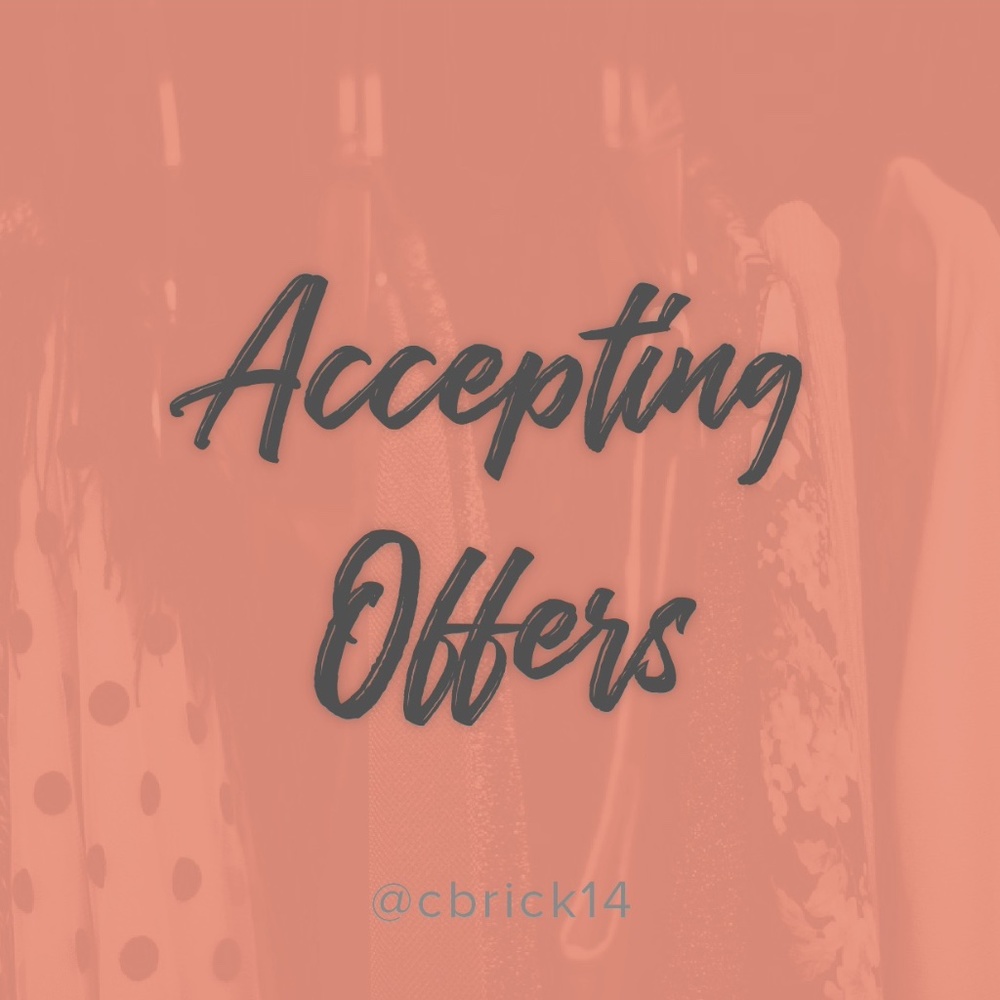 Accepting offers!